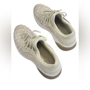 ASICS Gel-Kenun Knit MX Women's Running Laceup Shoe Birch/Cream Petal Sz 7.5 US